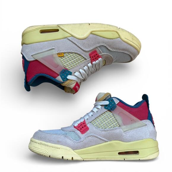 Nike Air Jordan 4 Retro x Union LA \'Guava Ice\' Sneakers DC9533-800 Men\'s Size 6 main image 7